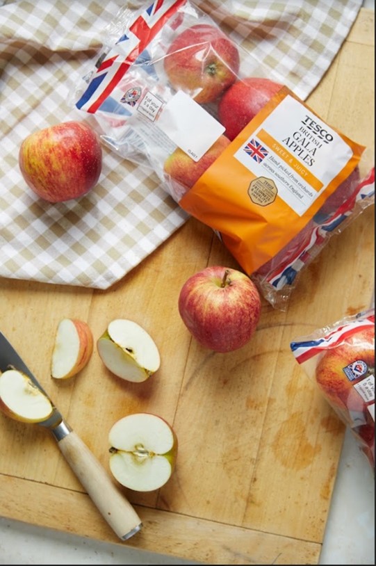 Tesco British apple pack